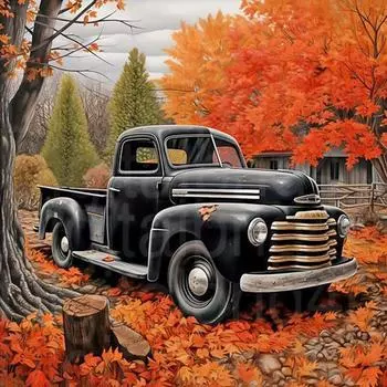 EY# 5D DIY Полная круглая дрель Алмазная картина Сельская красота Домашний декор Искусство Ремесло K2047