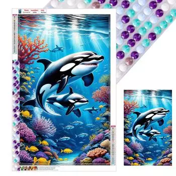 EY# 5D DIY Полный Круглый Дрель Алмазная Картина Кит Набор Домашний Декор Искусство Ремесло 45x7