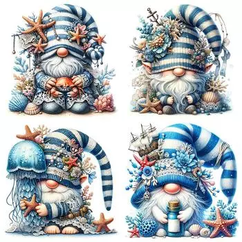 EY # 5D DIY Полный квадратный дрель Алмазная картина Морской гоблин Комплект Домашний декор Искусство ZQA3623