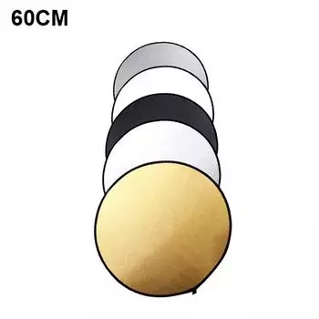 EY# 60см/80см 5-в-1 светоотражатели портативные складные с сумкой для фотогра 80CM