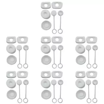 EY# 6pcs Water Cup Anti-spill Stopper Silicone Anti-Leakage Stopper (White)