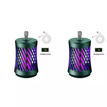 EY # электрическая лампа для уничтожения комаров от насекомых для использования в помещении и на открытом воздухе(Зеленый зарядный Т