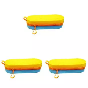 EY # Чехол для очков для плавания Силиконовый чехол для очков Портативный для мужчин, женщин и детей (синий)