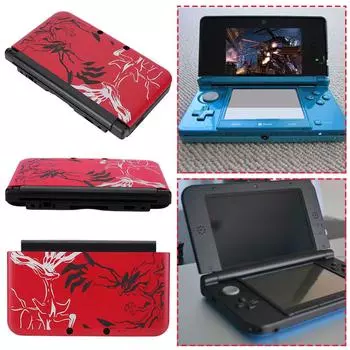 EY# для 3DS XL верхняя нижняя лицевая панель замена корпуса корпус чехол ремонт красный