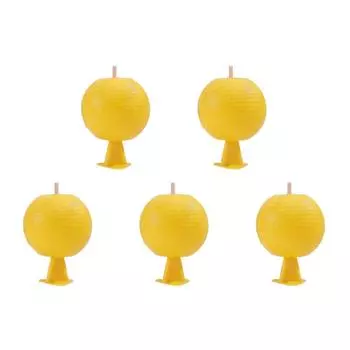 EY# Fruit Fly Traps Sticky Traps Citrus Shaped for Indoor Outdoor (B)