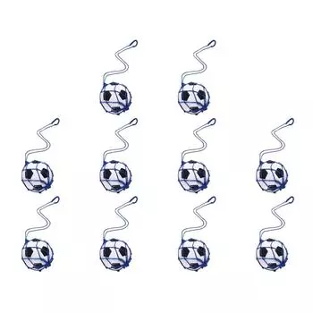 EY# Футбольный тренер по ударам по мячу Футбольный мяч Сетка Кикер Футбольные тренировочные средства (синий)