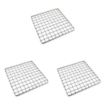 EY# Кемпинговая решетка для гриля Сетка для гриля Барбекю Мероприятия (Квадратная одинарная сетка )