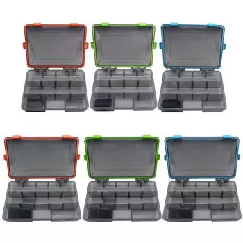 EY# Многофункциональный рыболовный чемодан с отделениями для рыболовных приманок. Органайзер для рыбалки. Trumpet красный