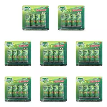 EY # Полоски для мух, прочная клейкая липкая ловушка для фруктовых мух для домашней кухни (зеленый)