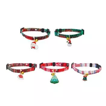 EY# Регулируемые ошейники для кошек и собак с подвеской Товары для животных Рождество Рождественские украшения S