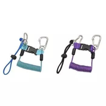 EY# Scuba Diving Camera Lanyard Stainless Steel Diving Sport Accessories (Lake B