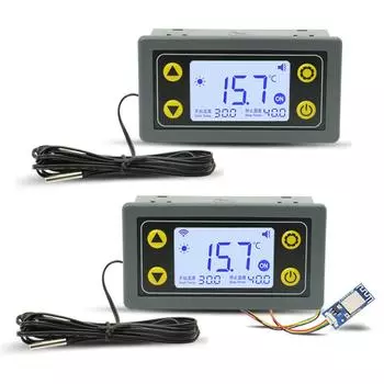 EY# ST10/ST10-W Термостат Переключатель APP Таймер Переключатель 10A 6-30V Черный Цифровой Reus ST10