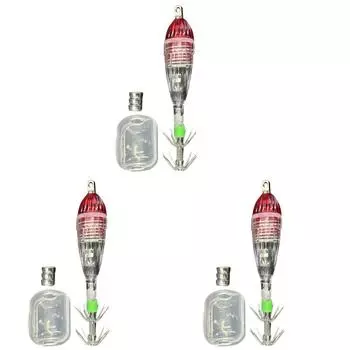 EY# Светодиодный светильник для рыболовной приманки с крючком-зонтиком, мигающий светильник для рыбалки (ре