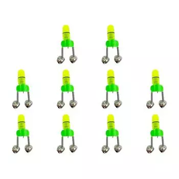 EY# Зажим для кончика удилища Сигнализатор поклевки Рыболовный аксессуар (зеленый)