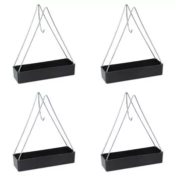 EY # Железный держатель катушки от комаров Рамка для курильницы Репеллентная подставка для благовоний (черный