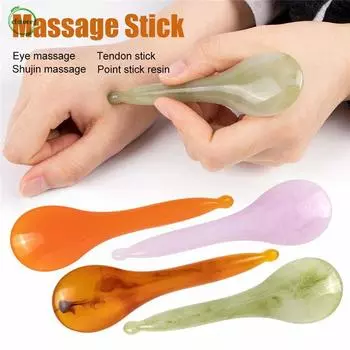 Eye Natural Spoon Shape Body Massager Gua Sha Scraper Massage Wand Massage Tools Gua Sha Stick