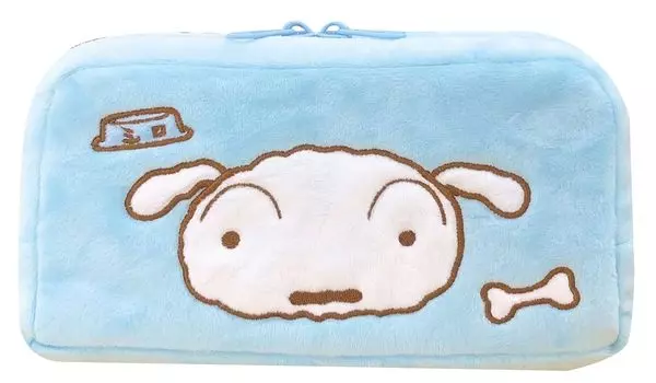 Eye Planning Crayon Boa Square Pouch Shiro k8616B Shin-chan H100W200D65mm