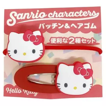 Eye Planning Sanrio Characters Patchin Hair Tie Set Hello Kitty K9717A & красный