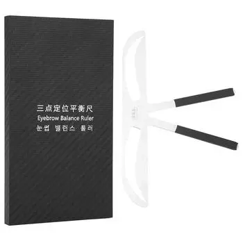 Eyebrow Shaping Stencils Makeup Permanent Tattoo Eyebrow Balance Ruler Falling Tail Eyebrow