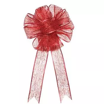 Eyecatching Christmas Red Bow Arrangement For Luxurious Holiday Ideas Decoration