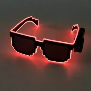 Eyeglass Glowing LED Luminous Glasses Glowing Sunglasses Mosaic Glasses Led Light up Glasses