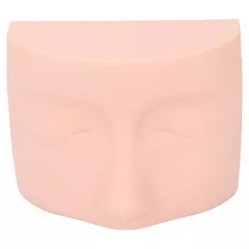 Eyelash Extension Mannequin Head Reusable Soft PVC Lash Training Practice Head for Beginners