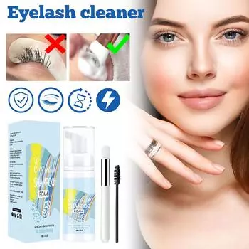 Eyelash Moussei Пена для очистки наращенных ресниц Мягкое специальное чистящее средство для ресниц 50 мл One size белый