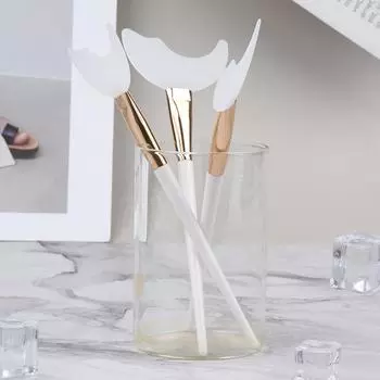 Подводка для глаз трафарет модель начинающий глаз помощник помощник женский подводка для глаз полумесяц силиконовые тени для век шаблоны для макияжа инструменты белый