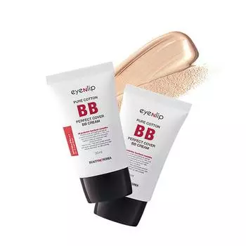 [EYENLIP] ВВ-крем Perfect Cover из чистого хлопка (SPF50 + / PA +++) 30 г 2 цвета #21 Light Beige