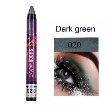 Eyeshadow 2in 1 Waterproof Eyeshadow Pen Smudge-Free Stick Lip Makeup Glitter Shimmer Long-Lasting Lipstick, 19 020, 1 Piece