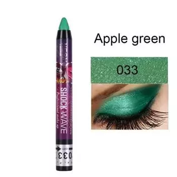 Eyeshadow 2in 1 Waterproof Eyeshadow Pen Smudge-Free Stick Lip Makeup Glitter Shimmer Long-Lasting Lipstick, 30 033, 1 Piece