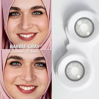 Eyeshare 1 пара цветных контактных линз для глаз БАРБИ, контактные линзы для карих глаз, цветные линзы для макияжа зрачков, линзы для зеленых глаз, ежегодно