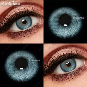 EYESHARE 2 шт./пара, натуральные цветные контактные линзы для глаз, новые зеленые линзы Colorcon, красивые цветные контактные линзы для глаз, красивые зрачки