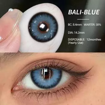 EYESHARE Цветные контактные линзы Модные синие мягкие линзы 2 шт. Коричневые натуральные изысканные линзы Зеленые контактные линзы Серые линзы