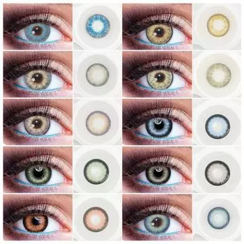 EYESHARE Eye Makeup Sharingan Eyes Lens New Taylor Цветные контактные линзы Ежегодное использование Цвет глаз Косметические контактные линзы