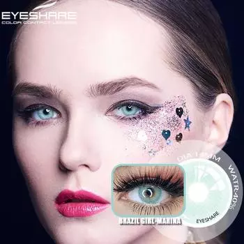 EYESHARE Natural Color Contact Lenses 1Pair Цветные контактные линзы Косметика для глаз Контактные линзы Eyecolor Beauty Pupil Contacts