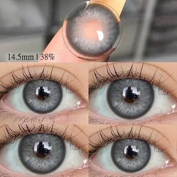 EYESHARE Новые цветные контактные линзы для глаз Коричневые линзы Серые зрачки Модные синие контактные линзы Ежегодные косметические зеленые контакты