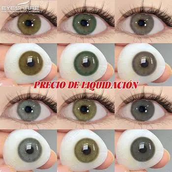 EYESHARE Распродажа Цена Натуральные Контактные Линзы для Женщин Цветные Глаза Макияж 14.0 мм Коричневые Линзы