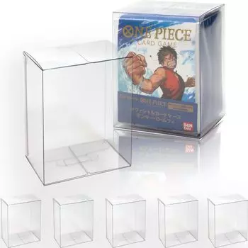 EYESRAIL Boxx Guardian One Piece Card Game BOX Loader Защита от ультрафиолета Прозрачный футляр для хранения коллекции отечественного производства ([5 шт.], Чехол)