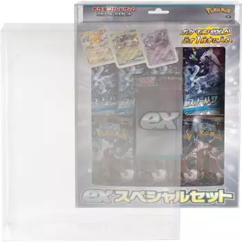 EYESRAIL Boxx Guardian Pokemon Card BOX Loader Защита от ультрафиолета Сделано в Японии Коллекция Прозрачный футляр для хранения Специальный (ex Set, [3 шт.])