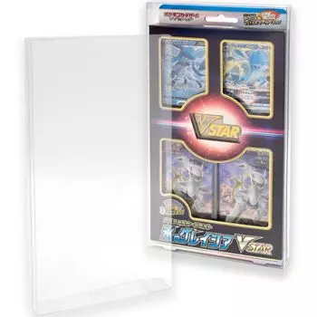 EYESRAIL Boxx Guardian Pokemon Card BOX Loader Защита от ультрафиолета Отечественное производство Коллекция Прозрачный футляр для хранения Card Ice Glaceon Grass Leafeon
