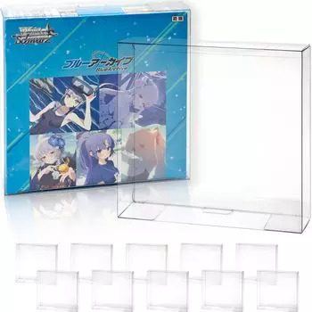 EYESRAIL Boxx Guardian Weiss Schwarz BOX Жесткий загрузчик Защита от ультрафиолета Отечественное производство Коллекция Прозрачный футляр для хранения Booster 12 Pack ([10