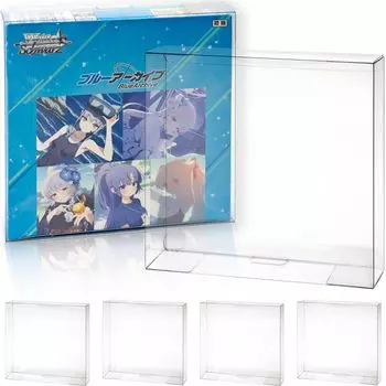 EYESRAIL Boxx Guardian Weiss Schwarz BOX Жесткий загрузчик Защита от ультрафиолета Отечественное производство Коллекция Прозрачный футляр для хранения Booster 12 Pack ([4