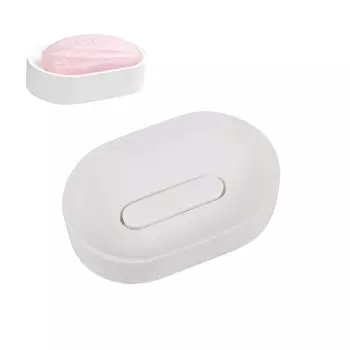 EZ PEACH Быстросохнущий диатомитовый мыло для ванной комнаты Зубная щетка Вода Кухонный дренажный коврик Поднос, Поднос, Нескользящий, Держатель, Подставка, Впитывающий, (Белый-Овал)