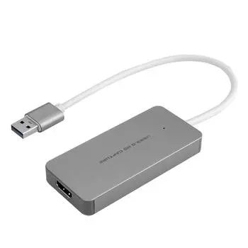 ezcap265 USB 3.0 HD-карта захвата видеоигр рекордер 1080P конвертер потокового видео в реальном времени Plug and Play серый