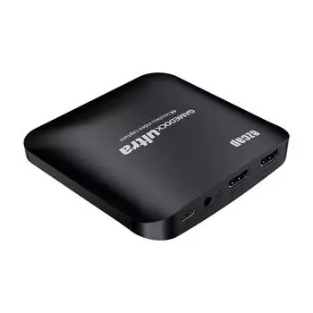 Ezcap326C 4K карта захвата видеоигр HDR циклический микрофон в блоке записи 1080P 60 кадров в секунду 120 кадров в секунду тип USB 3.1 чёрный