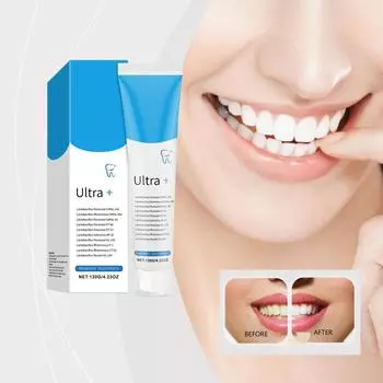 Ежедневная чистящая зубная паста от неприятного запаха, пятен и зубного камня, мягкий уход и очищение. One Size белый