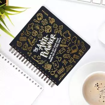 Ежедневник 160 страниц Гладкий почерк Плотная бумага Тетрадь Яркие иллюстрации Планировщик производительности