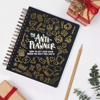 Ежедневник 160 страниц Гладкий почерк Плотная бумага Тетрадь Живые иллюстрации Планировщик производительности Вдохновляющий журнал