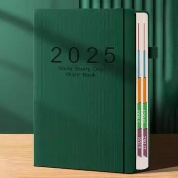 Ежедневник 2025 г. Одна страница в день янв-дек A5 Ежедневник 2025 г. синий